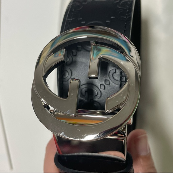 REVERSIBLE GUCCI SIGNATURE BELT - Picture 2 of 7